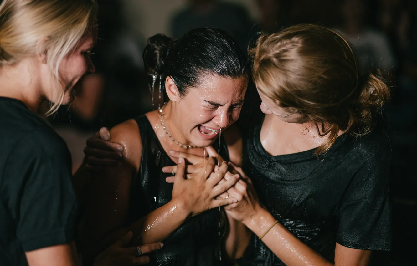 Photo wallpaper love, Christian, God, Happy, crying, Jesus, Baptism, Vince Fleming