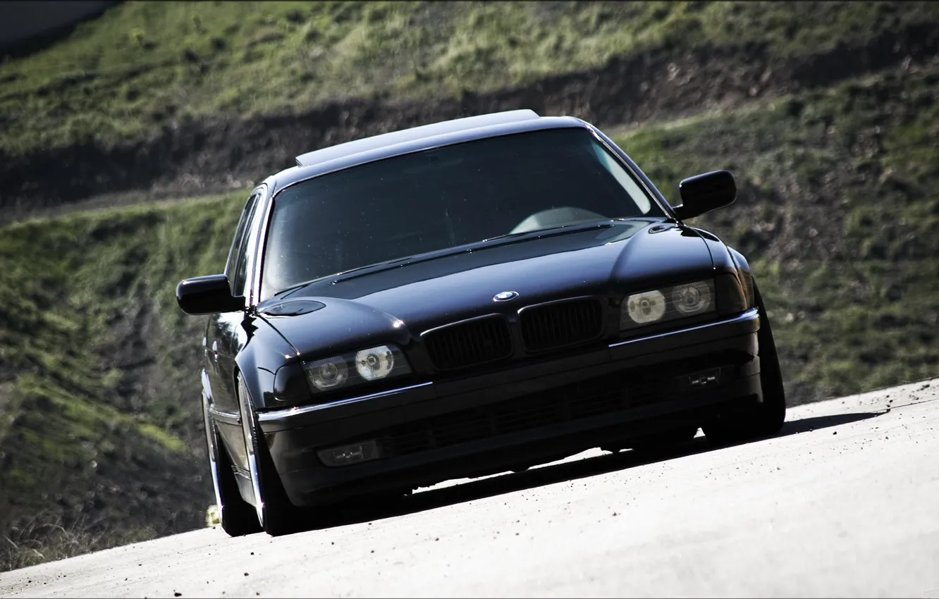 Photo wallpaper tuning, Boomer, seven, e38, bumer, bmw 740, Dylan Leff, test drive