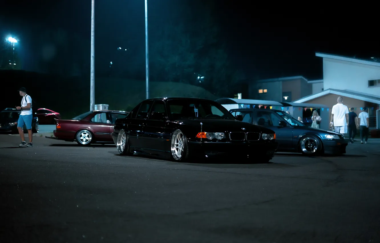 Photo wallpaper BMW, stance, bmw e38, Static, lowdaily, azkojk