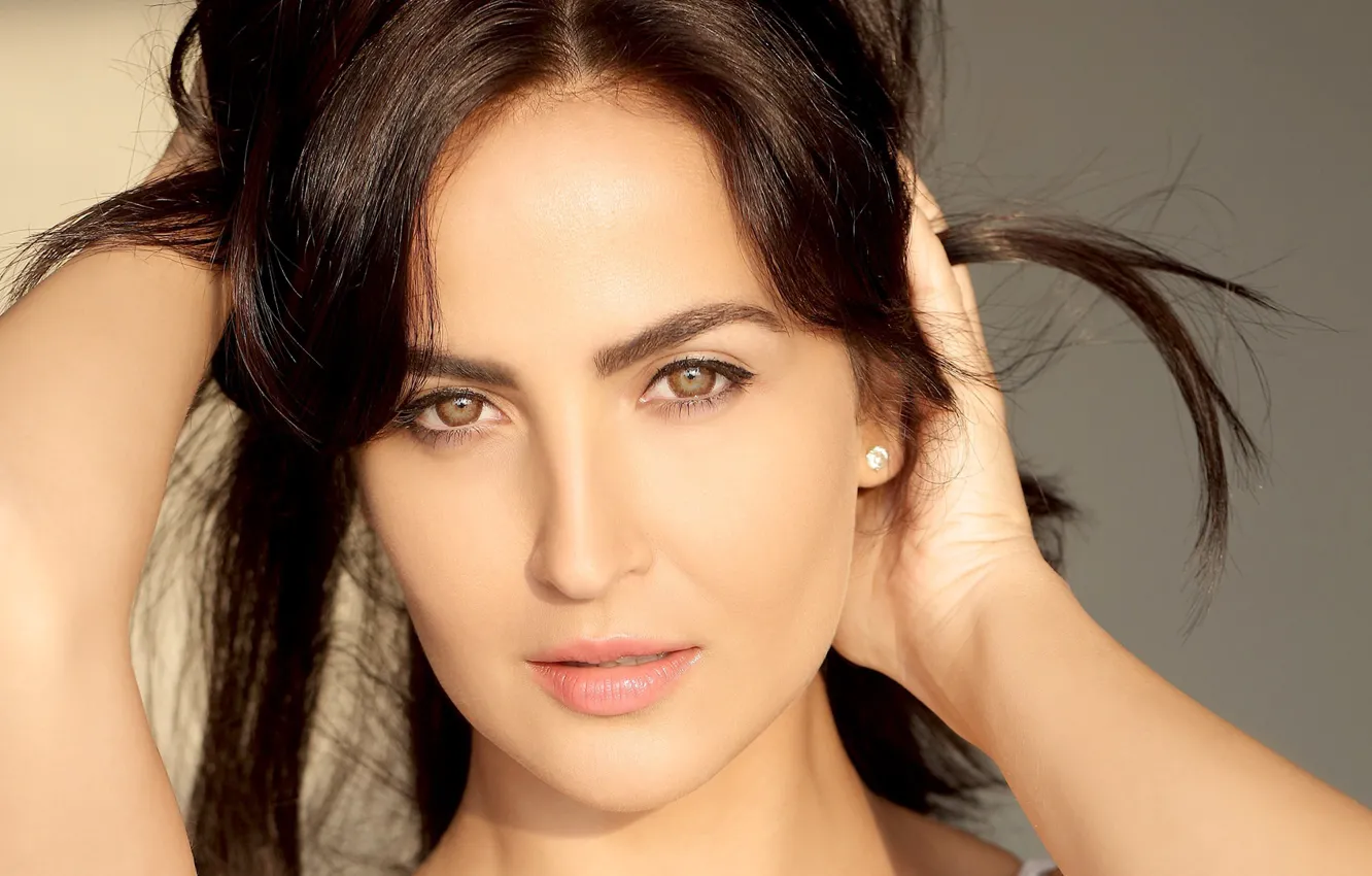 Photo wallpaper girl, hot, sexy, eyes, smile, beautiful, model, pretty