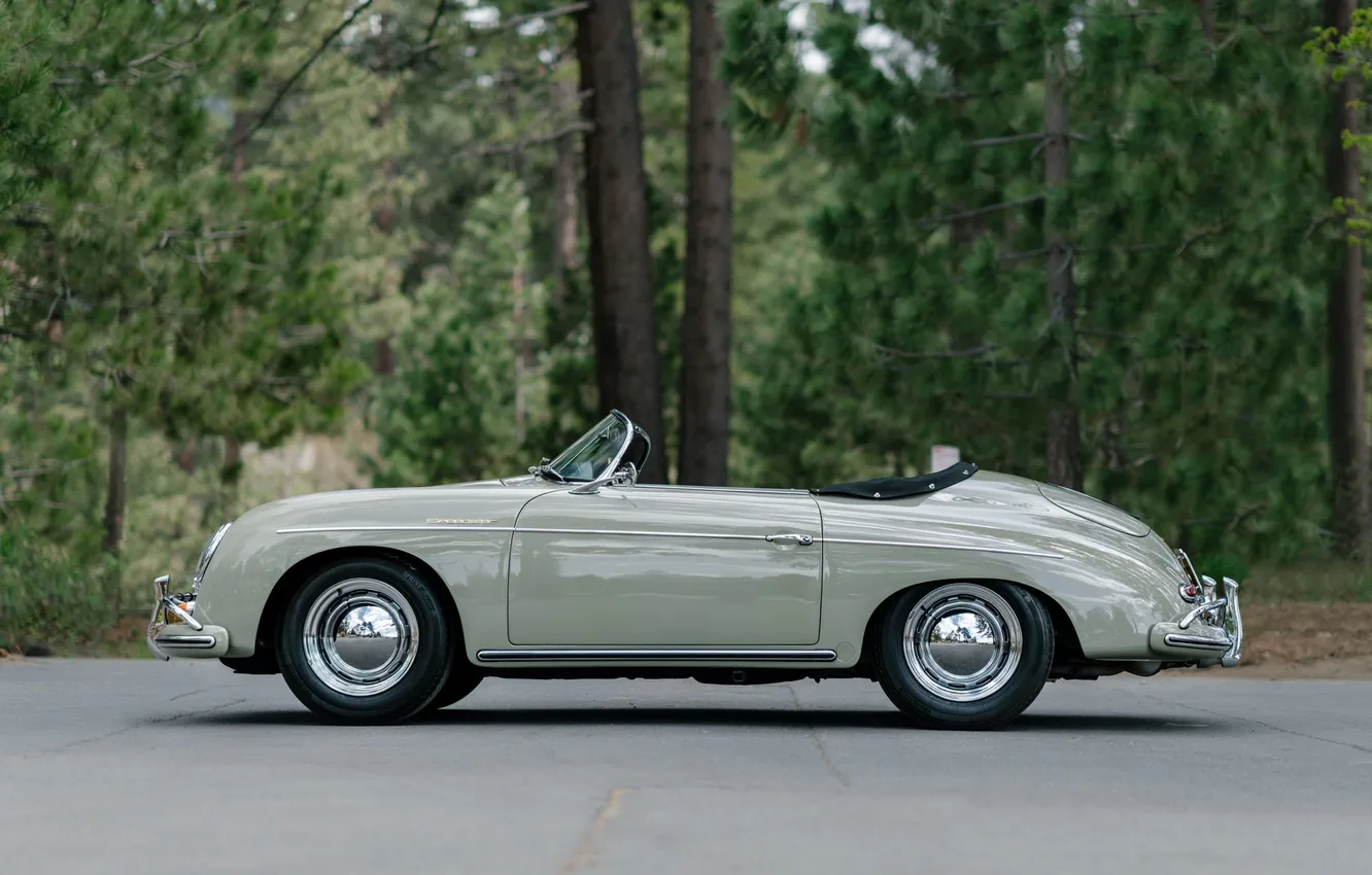Photo wallpaper Porsche, 356, 1958, Porsche 356A 1600 Super Speedster