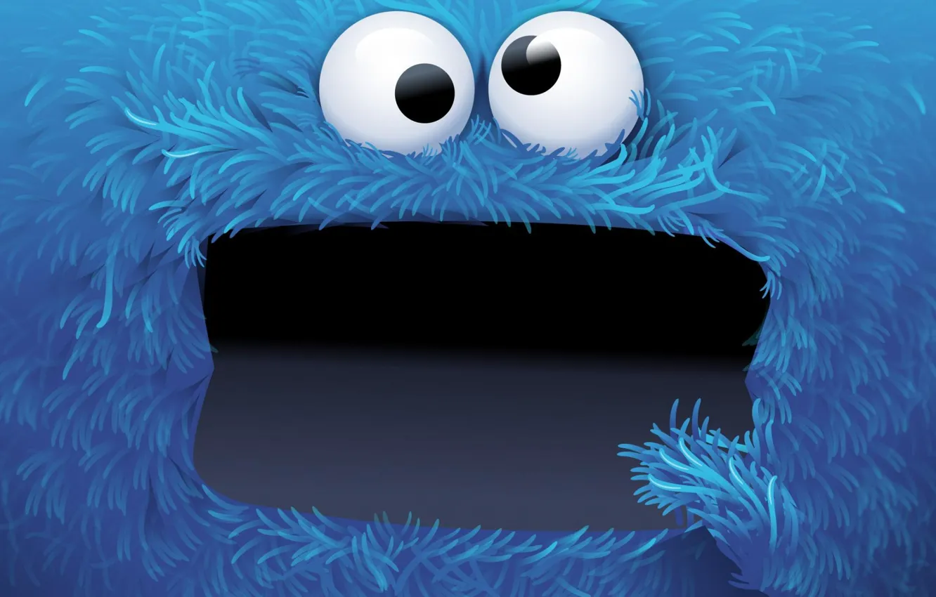 Photo wallpaper opera, Cookie Monster, hello