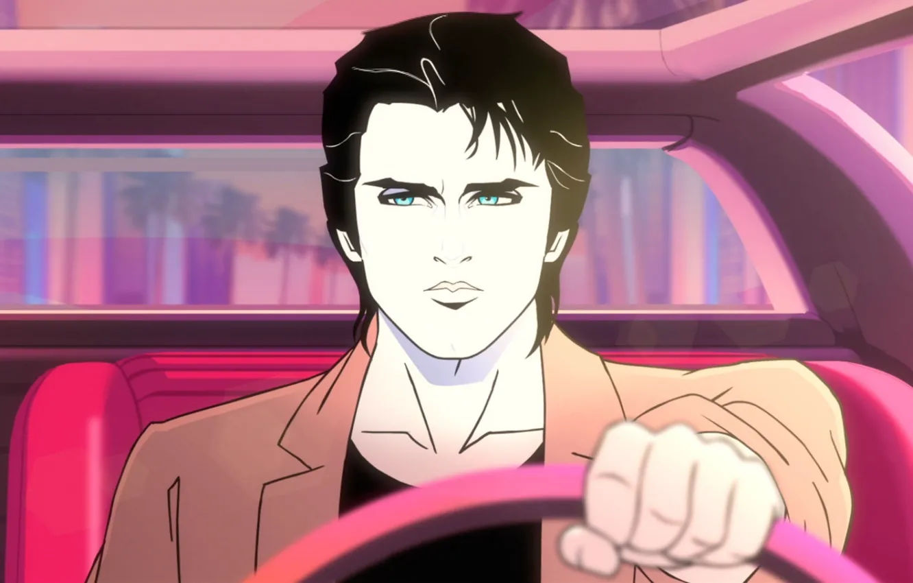 Photo wallpaper 80s, moonbeam city, dazzle novak
