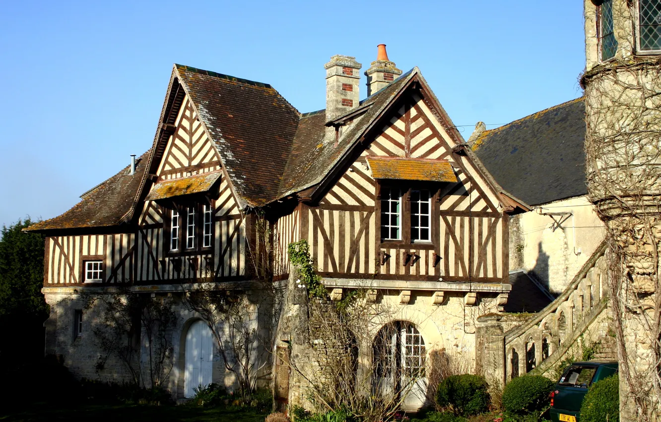 Photo wallpaper France, House, France, Normandy, Normandy