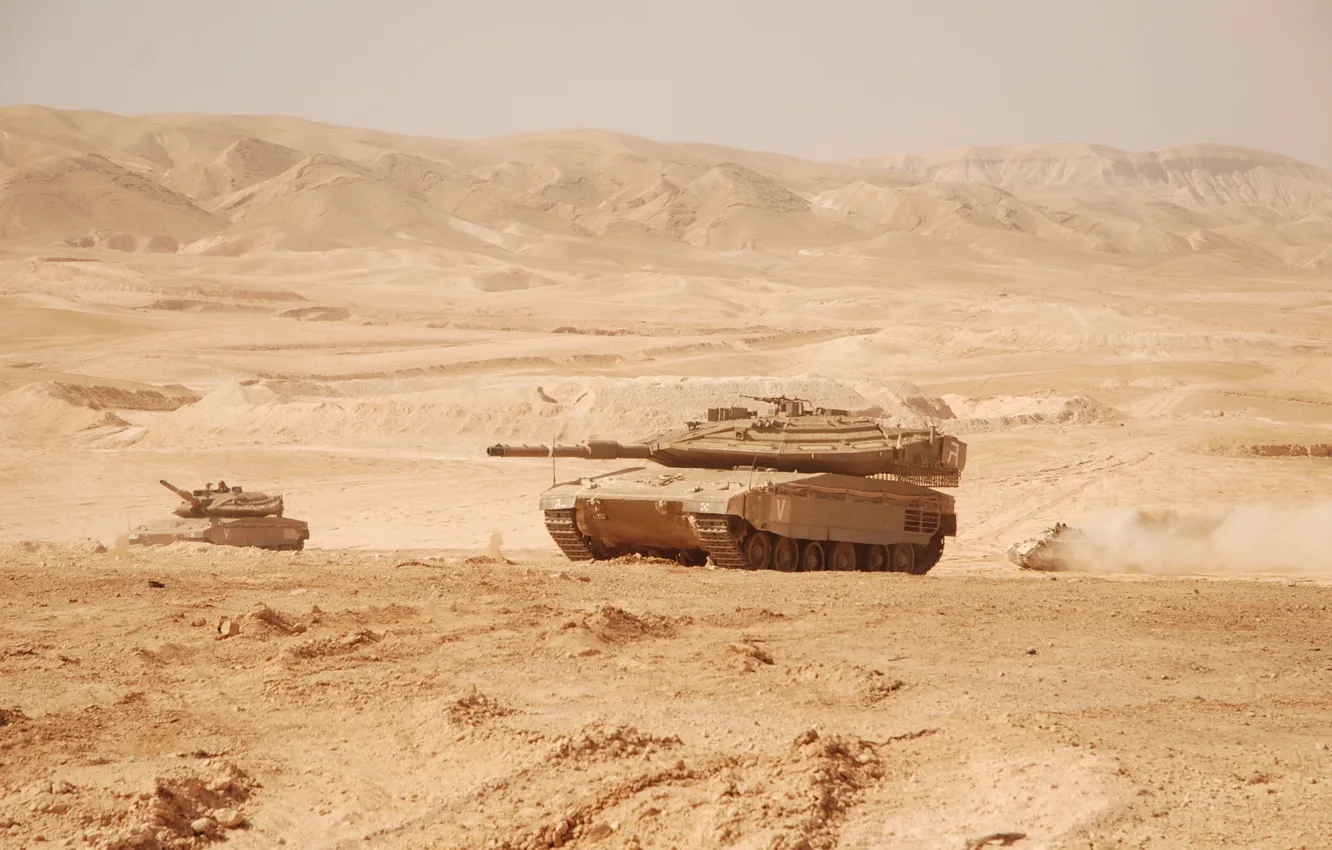 Photo wallpaper tank, military equipment, Israel, Merkava 4