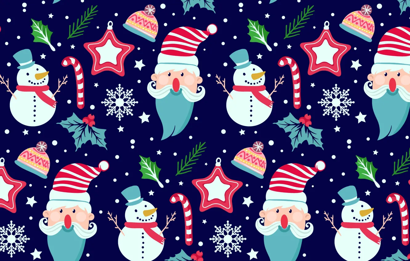 Photo wallpaper winter, blue, background, holiday, texture, Winter, pattern