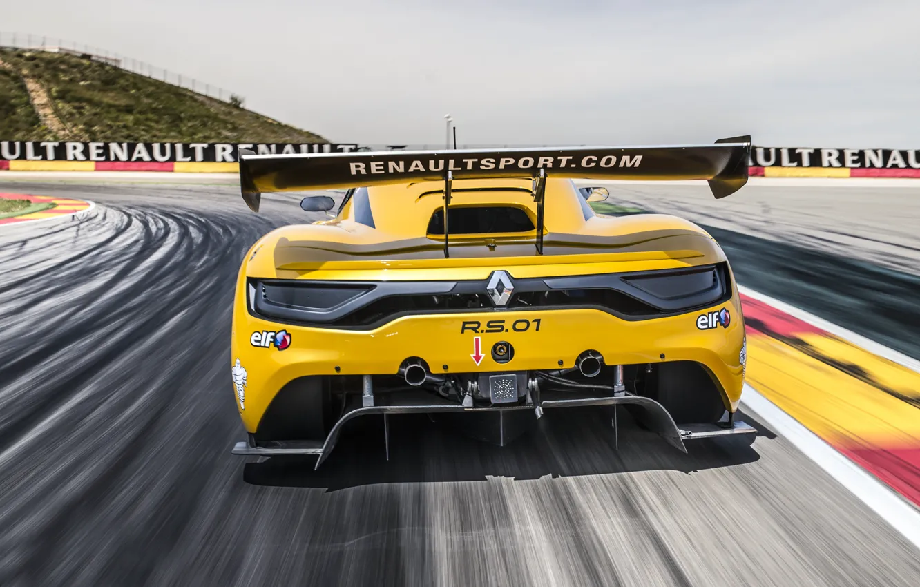 Photo wallpaper Renault, supercar, Reno, Sport, 2014, RS 01