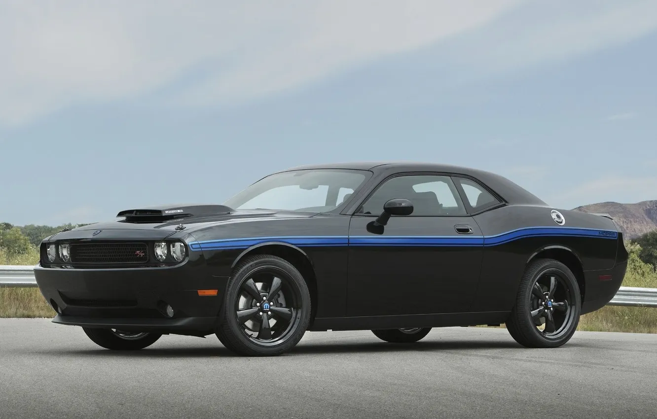 Photo wallpaper Dodge Challenger, Racing, Mopar