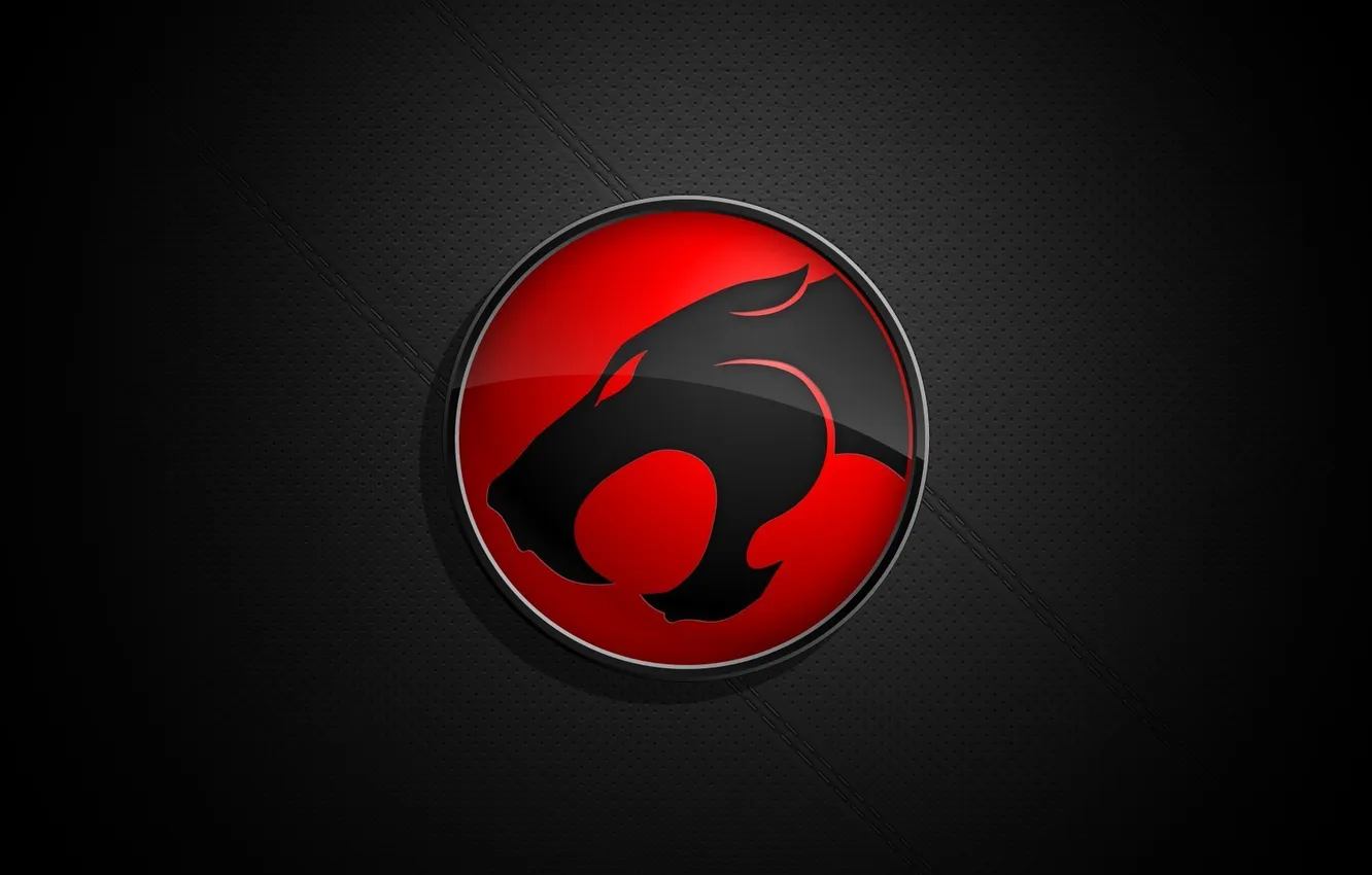Photo wallpaper red, sign, Jaguar