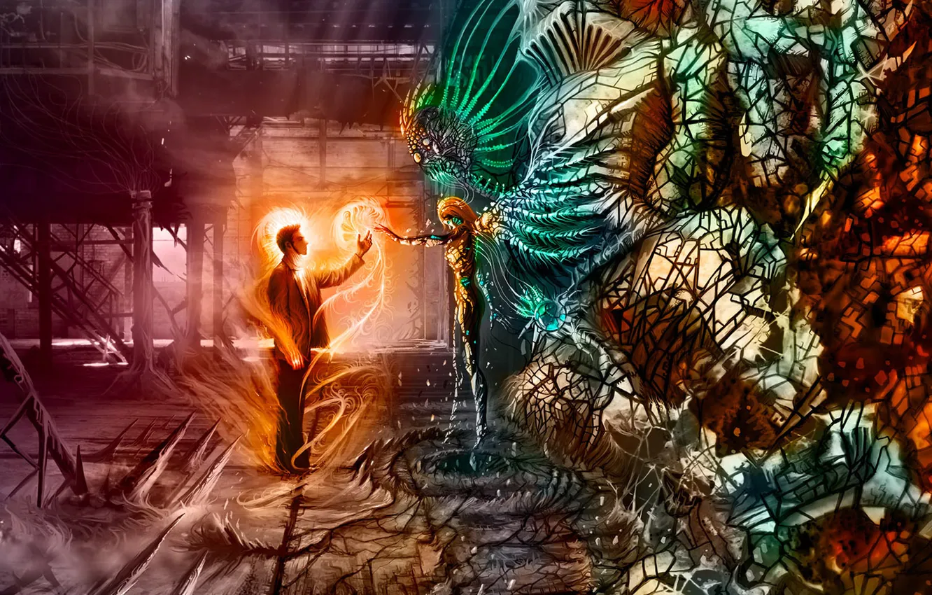 Photo wallpaper magic, being, art, male, Vitaly S. Alexius