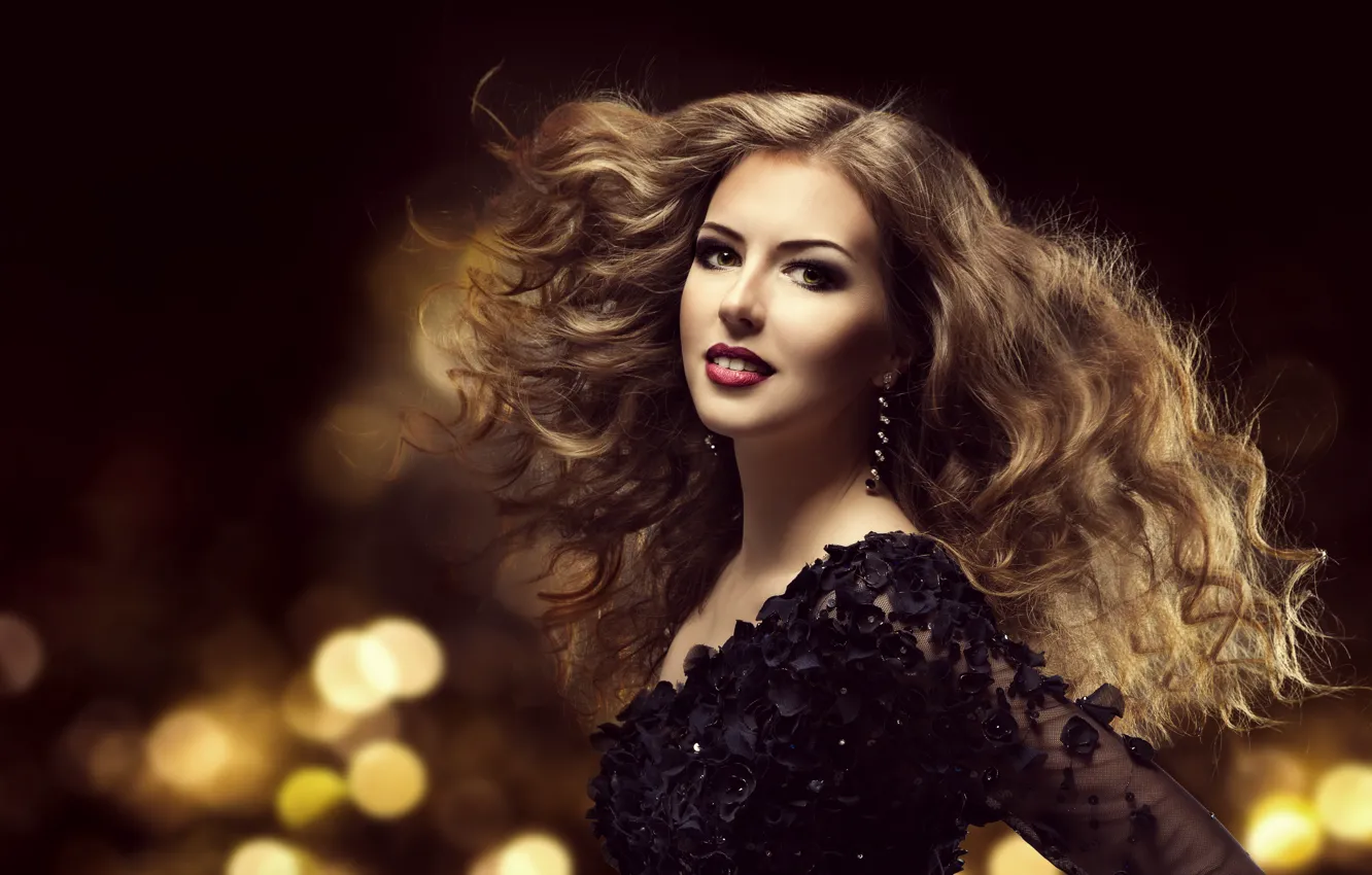 Photo wallpaper look, girl, face, style, model, hair, makeup, hairstyle