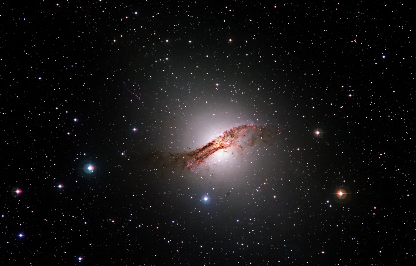 Photo wallpaper galaxy, Centaurus A, NGC 5128