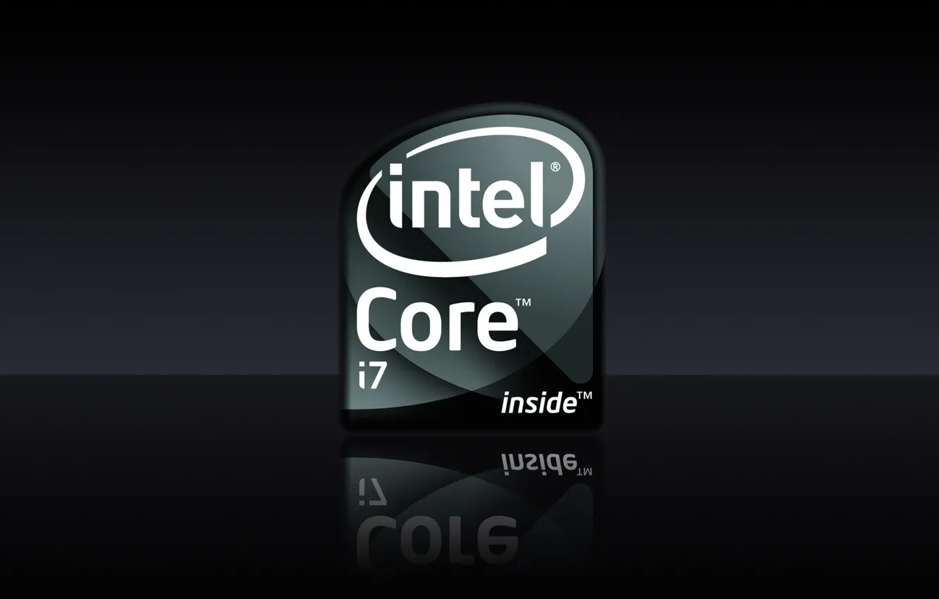 Photo wallpaper Intel, Logo, Intel, Processor, Inside, Core