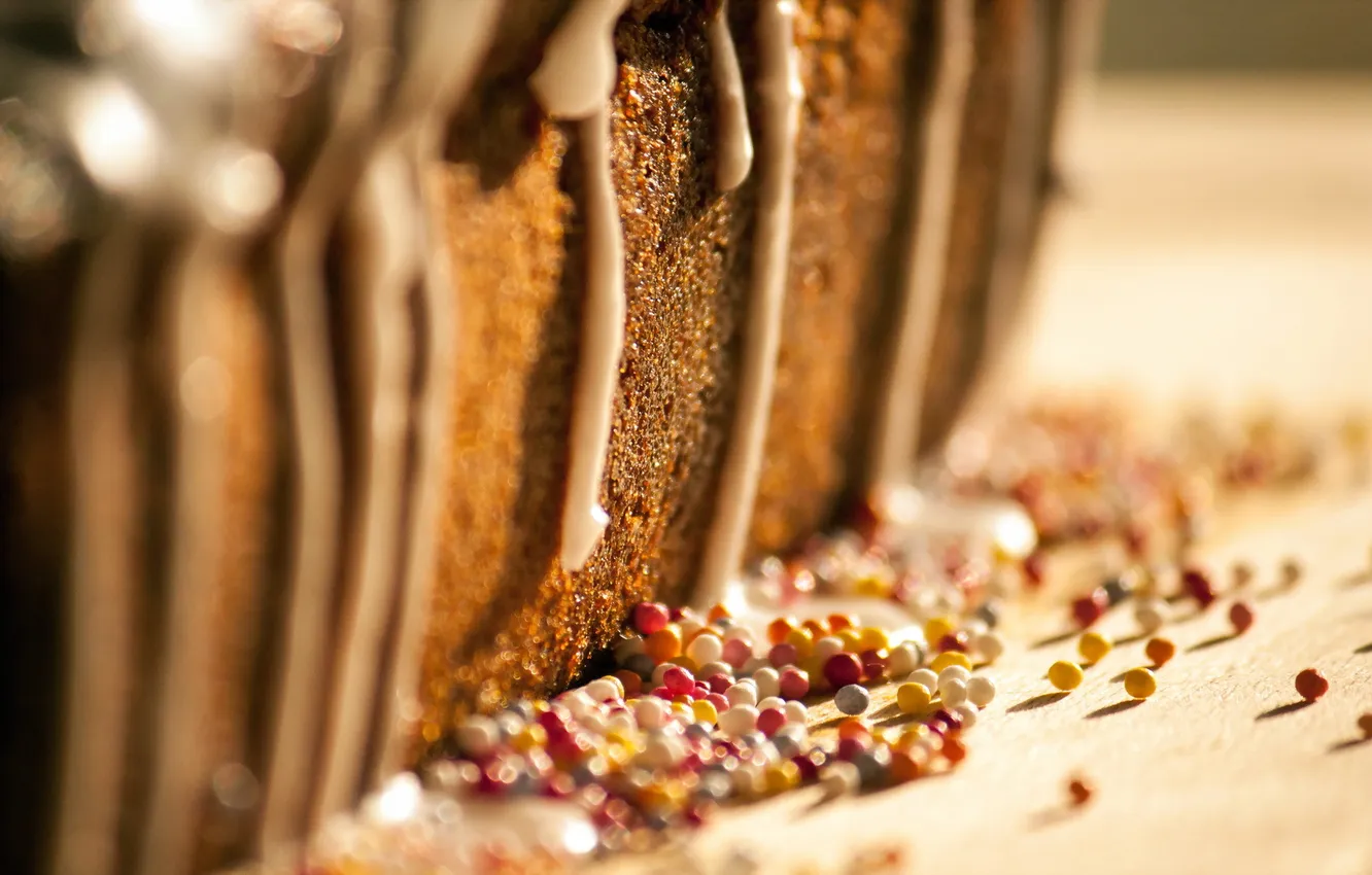 Photo wallpaper macro, pie, pills