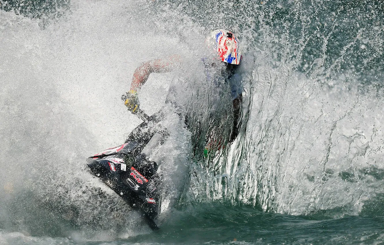 Photo wallpaper race, boat, speed