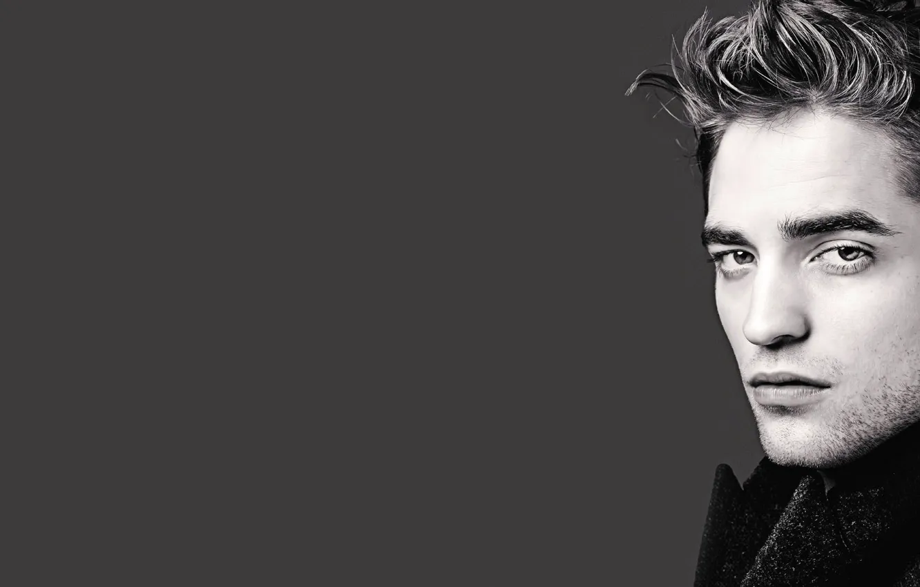 Photo wallpaper look, face, background, Robert Pattinson