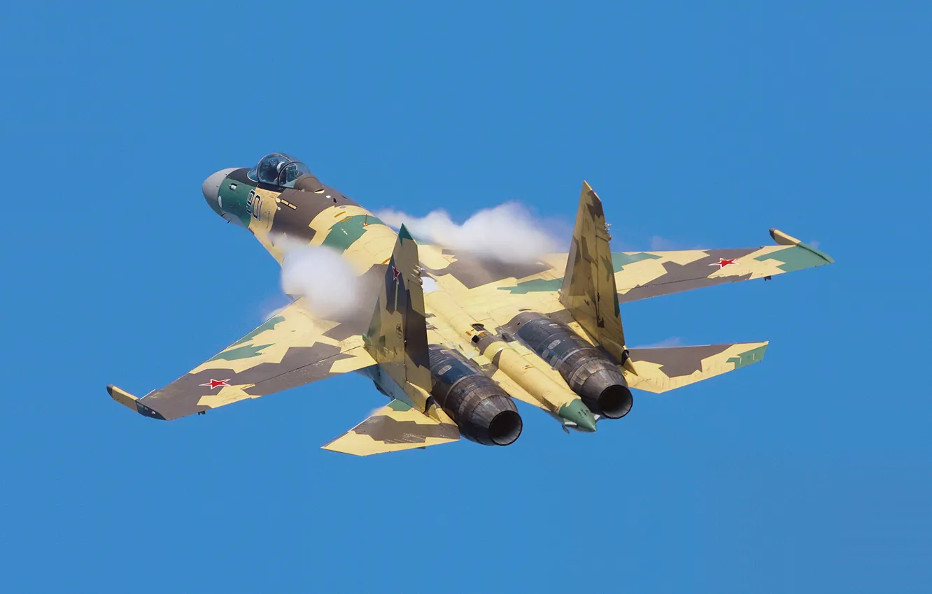 Photo wallpaper fighter, Dry, Su-35BM, 901