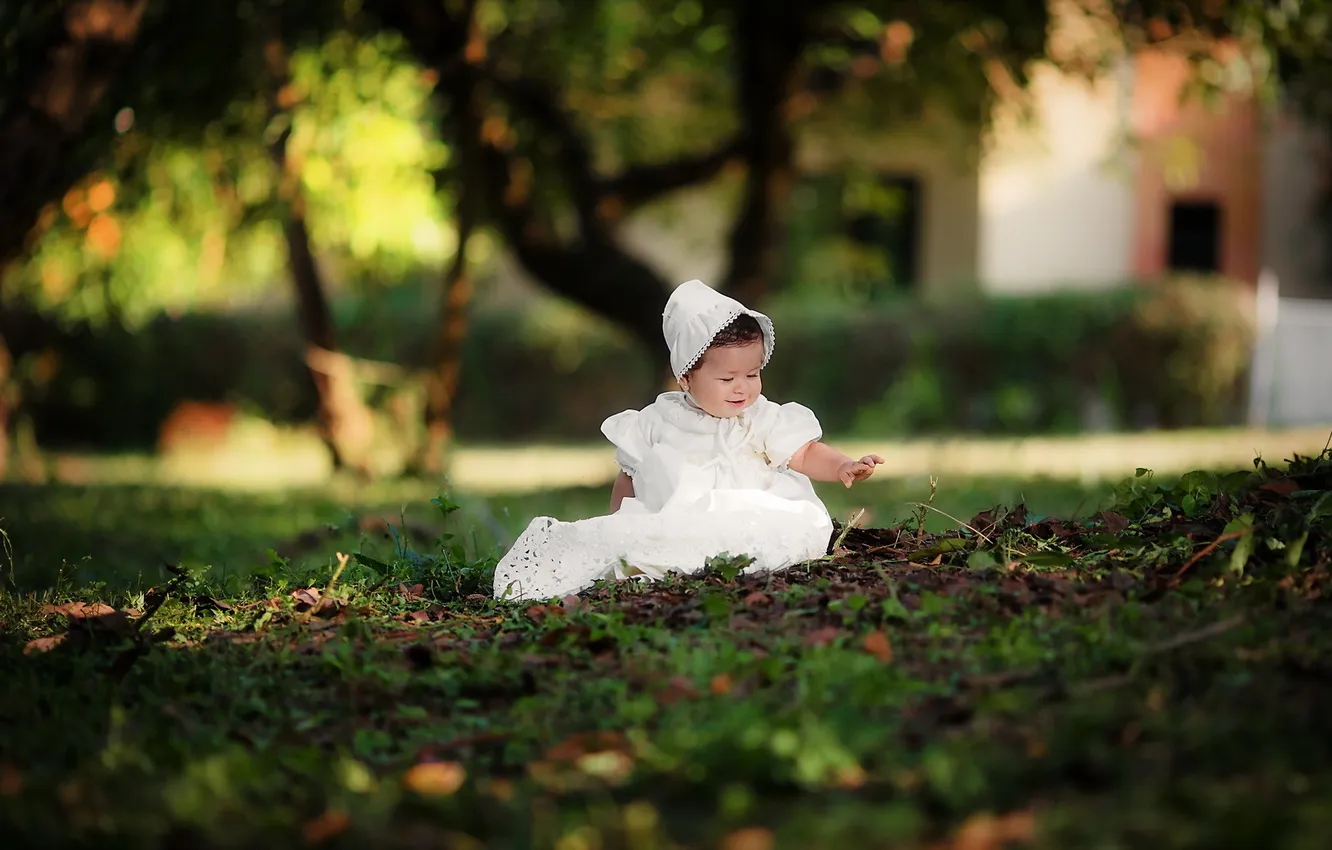 Photo wallpaper children, background, girl