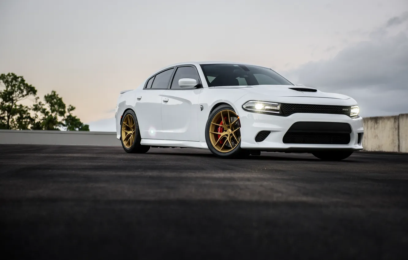 Photo wallpaper Dodge, One, Charger, Forged, Hellcat, Piece, Forgeline, Monoblock