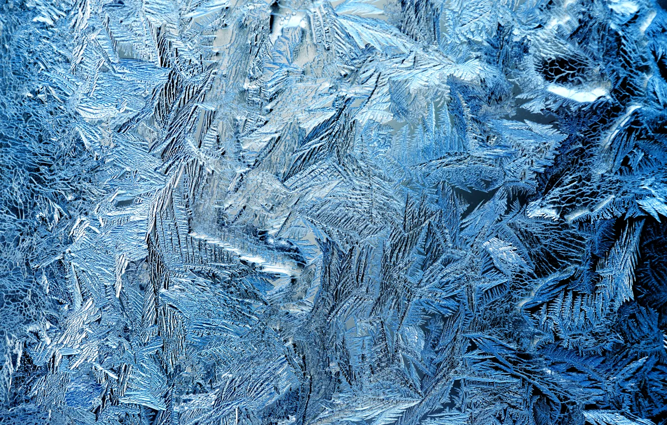 Photo wallpaper cold, ice, winter, patterns