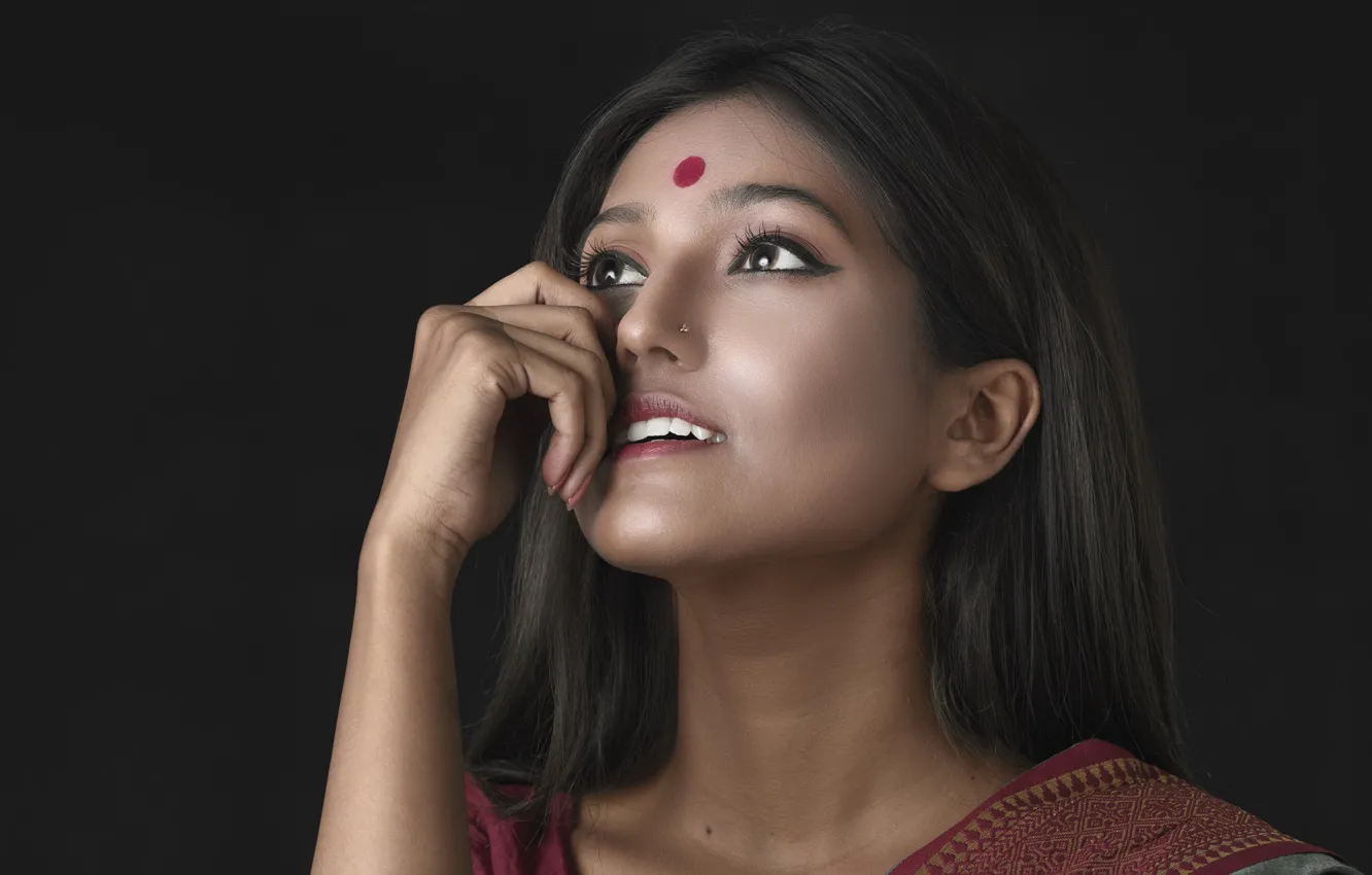 Photo wallpaper girl, portrait, Sarah