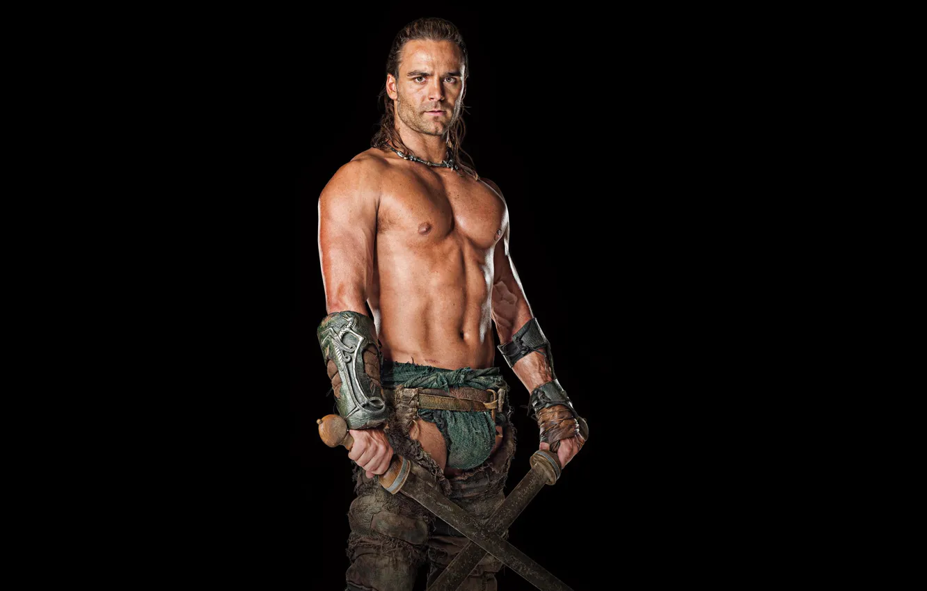 Photo wallpaper background, Spartacus, Blood and Sand, Gladiator, TV series, Spartacus, historical, Dustin Clare