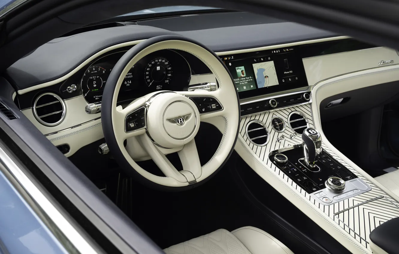 Photo wallpaper Coupe, Bentley, Hybrid, Continental, Grand Touring, coupe, torpedo, Bentley Continental GT Azure