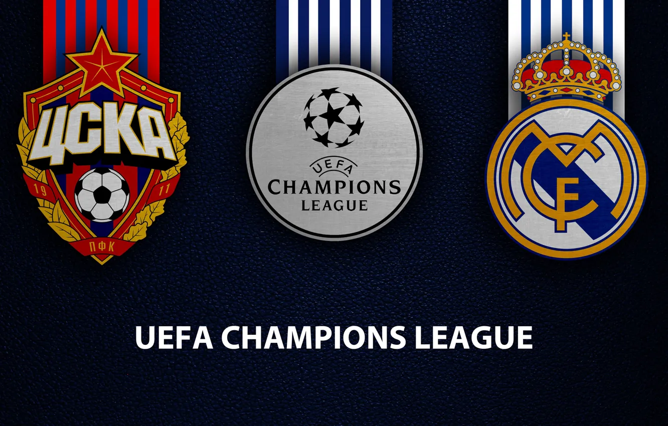 Photo wallpaper wallpaper, sport, logo, football, Real Madrid, UEFA Champions League, CSKA Moscow vs Real Madrid, CSKA …