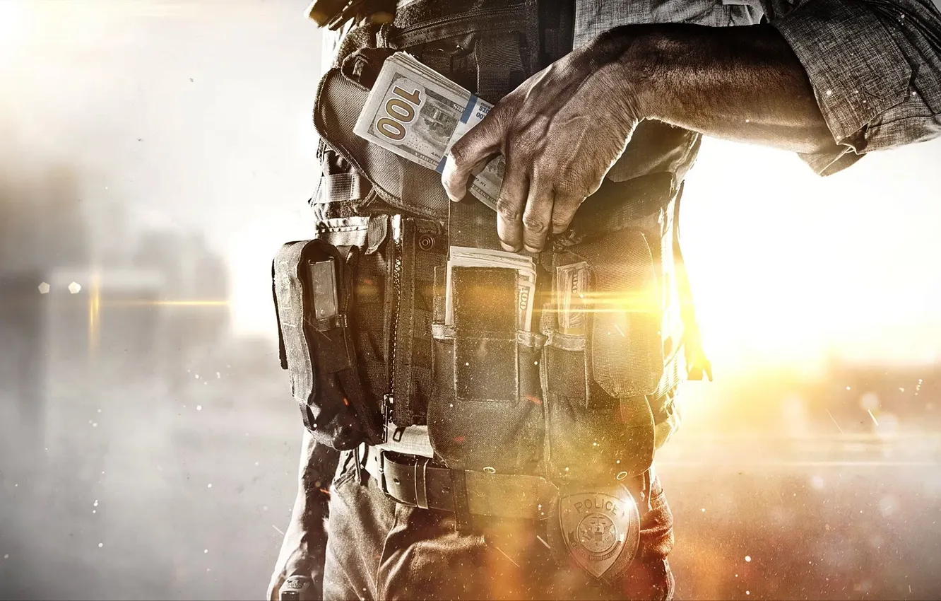 Photo wallpaper light, betrayal, home, COP, the vest, Electronic Arts, DLC, police