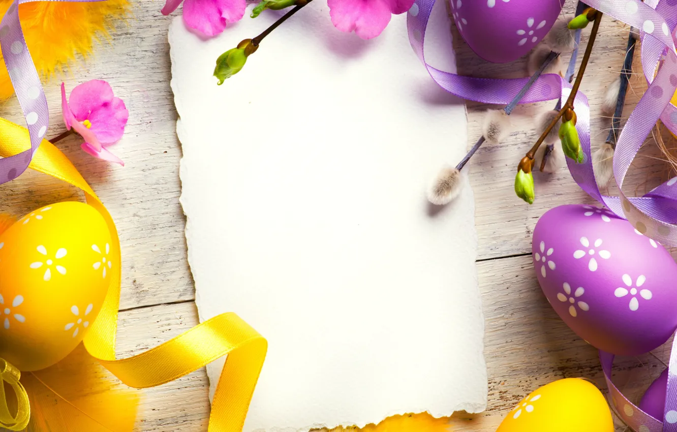 Photo wallpaper holiday, eggs, Easter, Easter