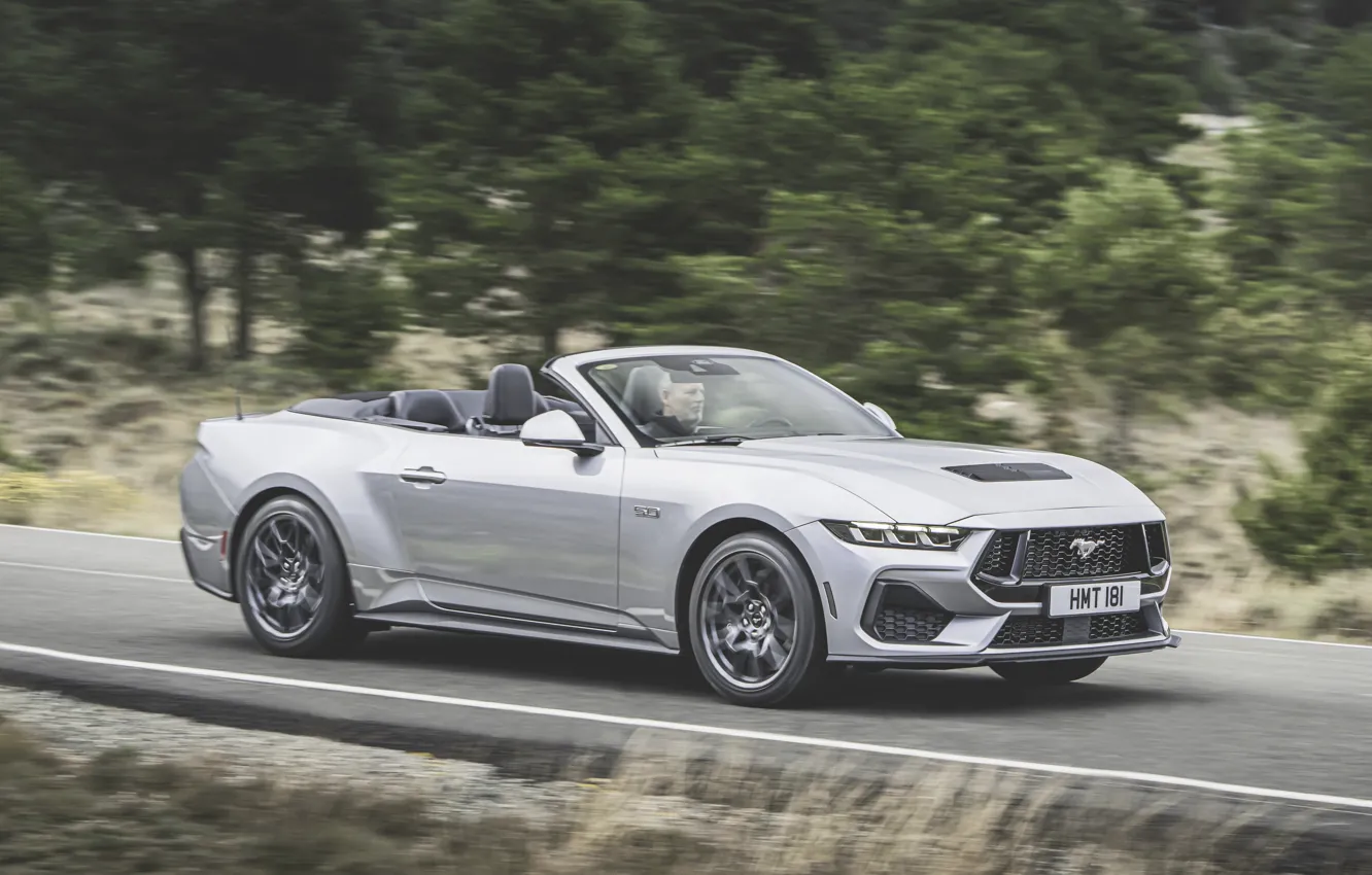 Photo wallpaper Mustang, Ford, Ford Mustang GT Convertible