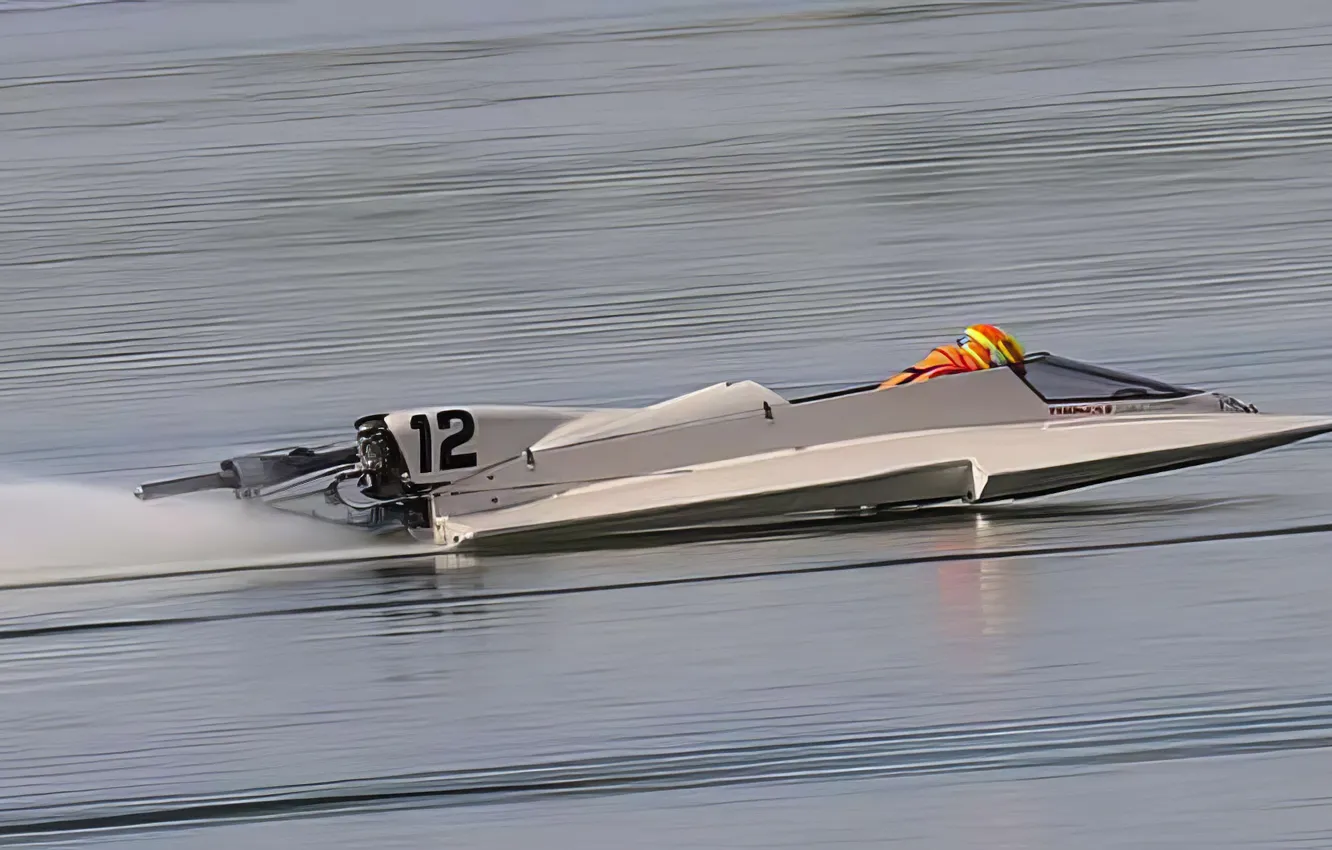 Photo wallpaper race, boat, speed