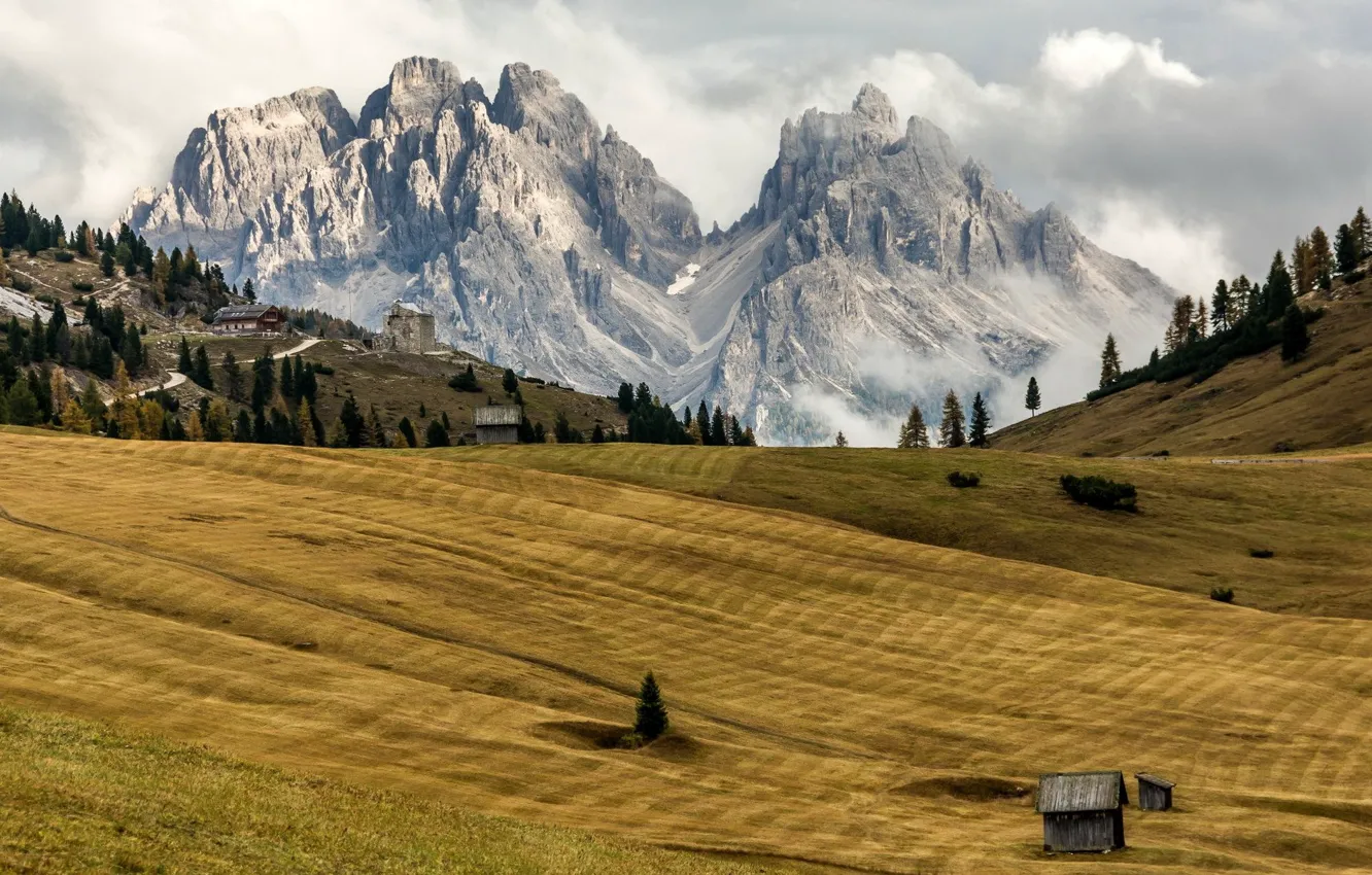 Photo wallpaper Italy, South Tyrol, Trentino-Alto Adige / Südtirol, Carbonin