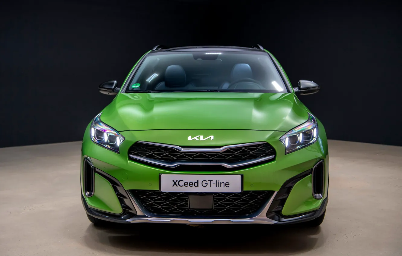 Photo wallpaper front view, Kia, GT Line, Xceed