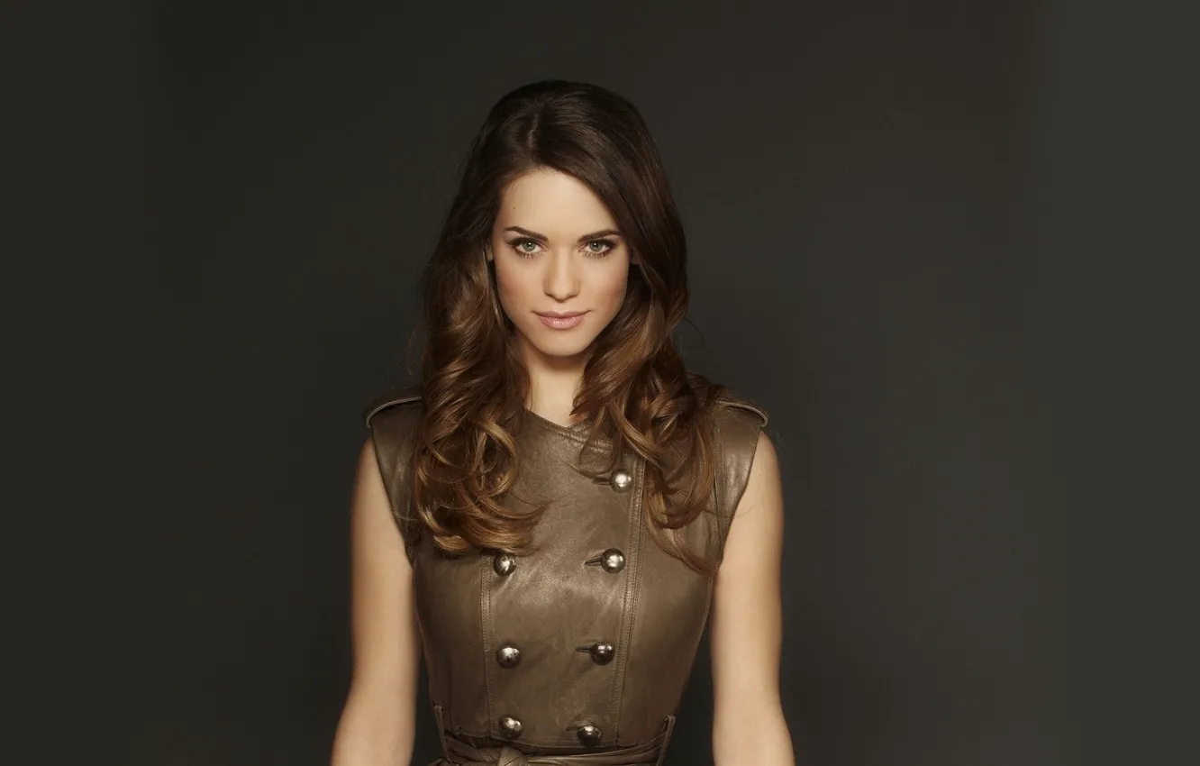 Photo wallpaper smile, actress, brunette, green eyes, Lyndsy Fonseca, Lyndsey Fonseca