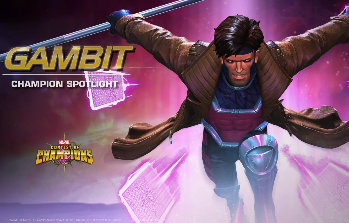 Photo wallpaper Marvel, Marvel, Gambit, Gambit, X Men, MCOC