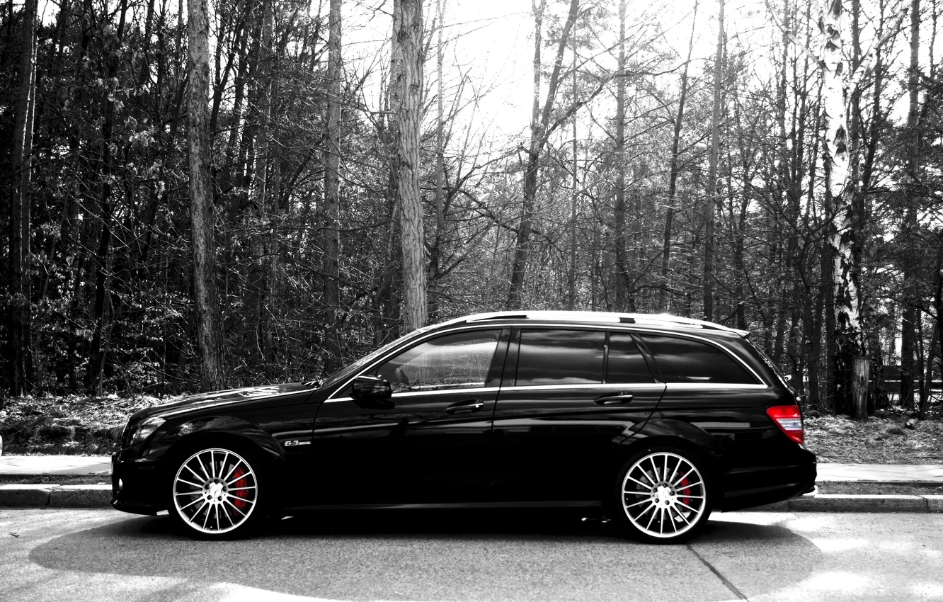 Photo wallpaper city, photo, Wallpaper, cars, Mercedes Benz, cars, auto, AMG