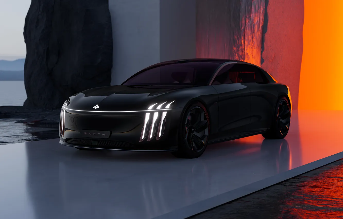 Photo wallpaper Earth, Hypercar, 2025, Electric, Hyptec