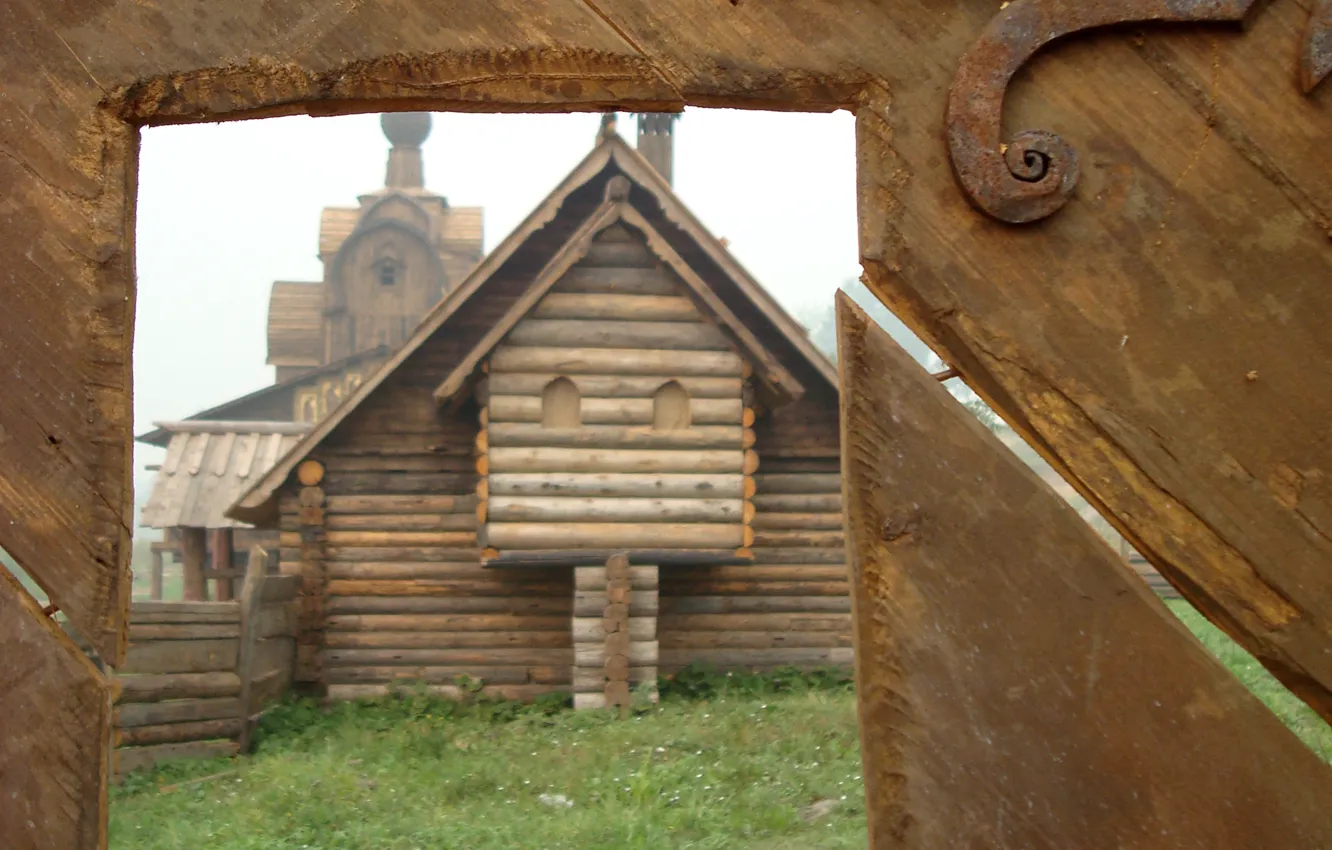 Photo wallpaper gate, Russia, frame, Suzdal