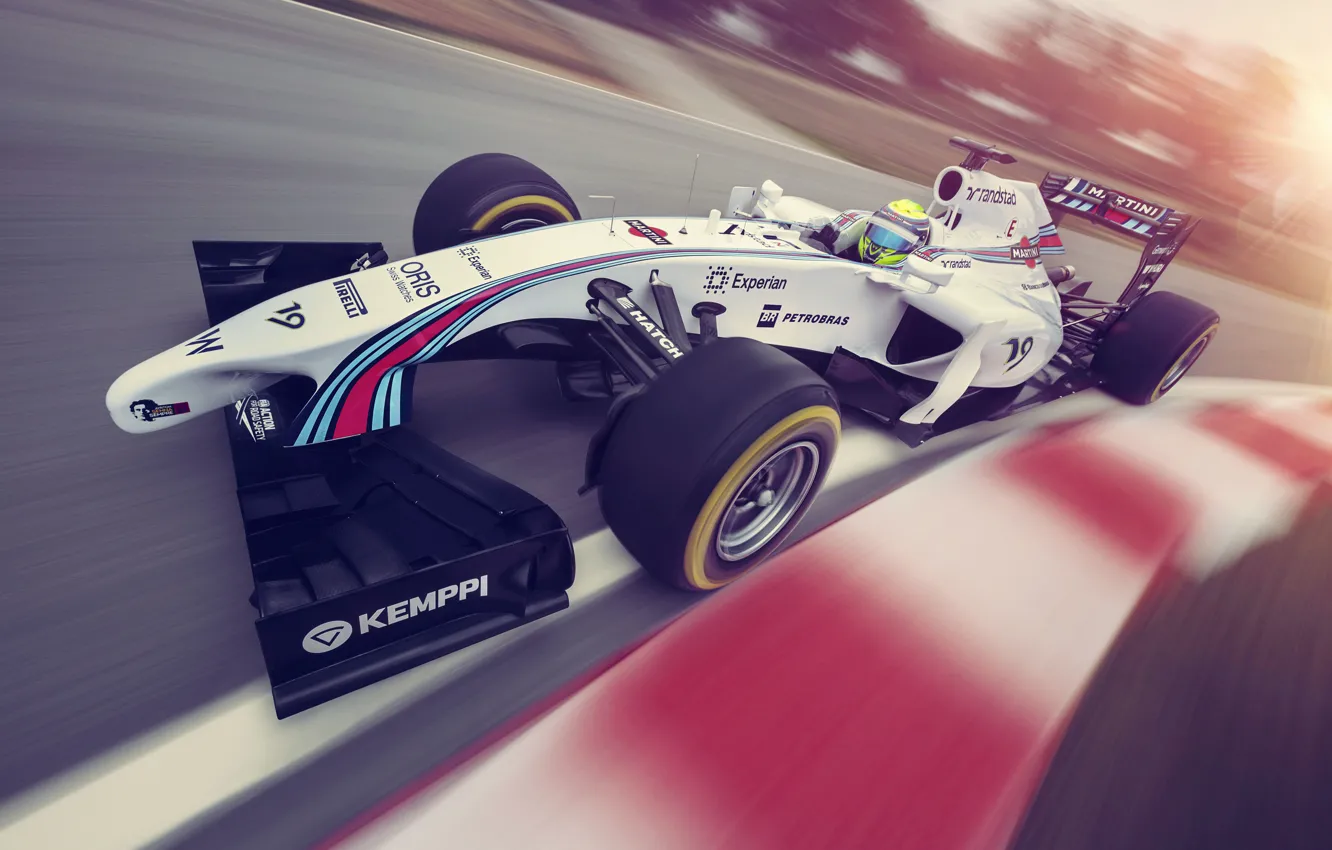 Photo wallpaper Formula 1, Martini, Massa, FW36, Williams F1 Team
