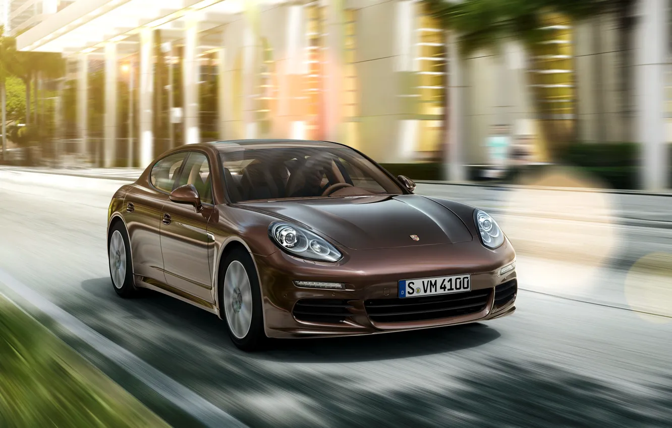 Photo wallpaper Porsche, Panamera, 2012, Porsche, Panamera, Turbo