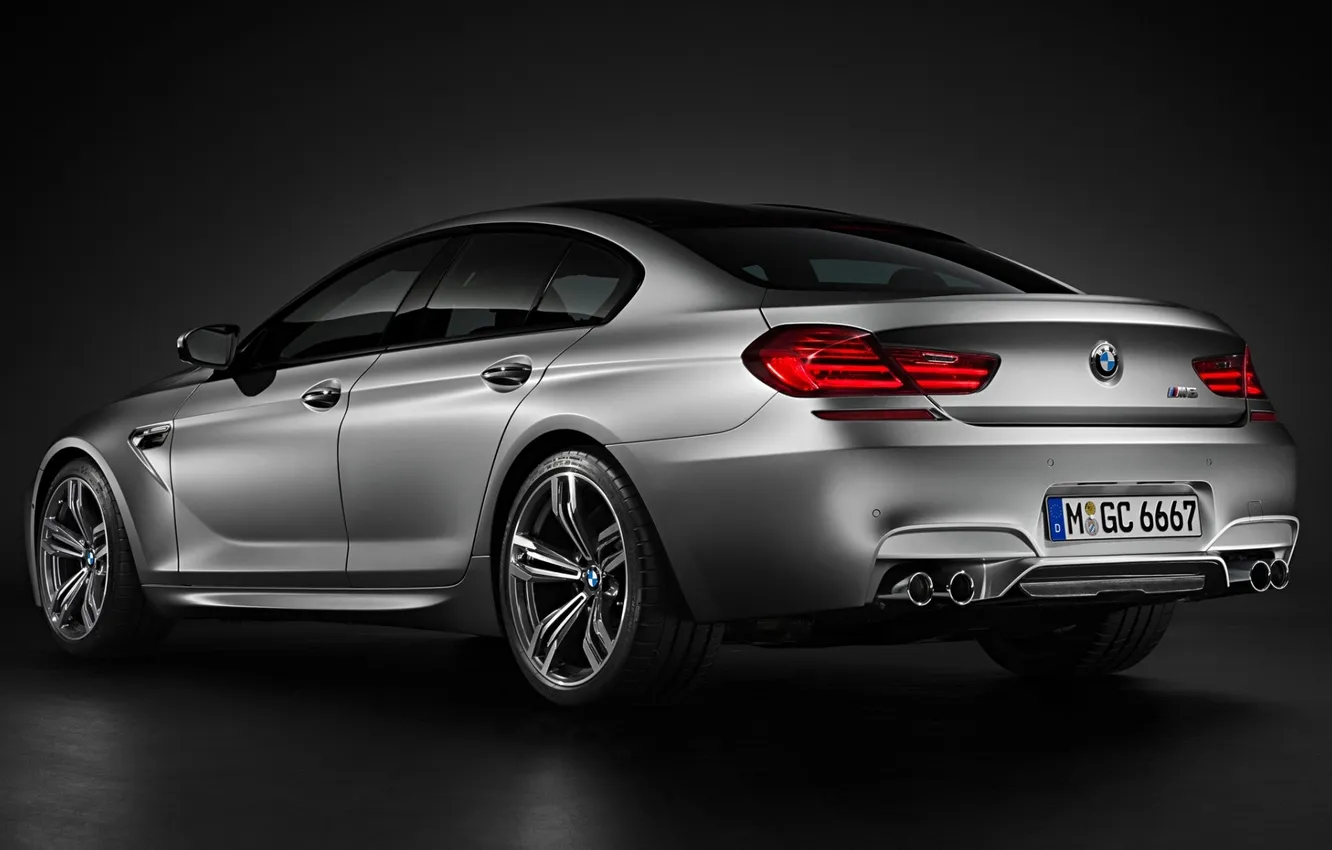 Photo wallpaper background, BMW, BMW, twilight, rear view, Gran Coupe, Gran Coupe