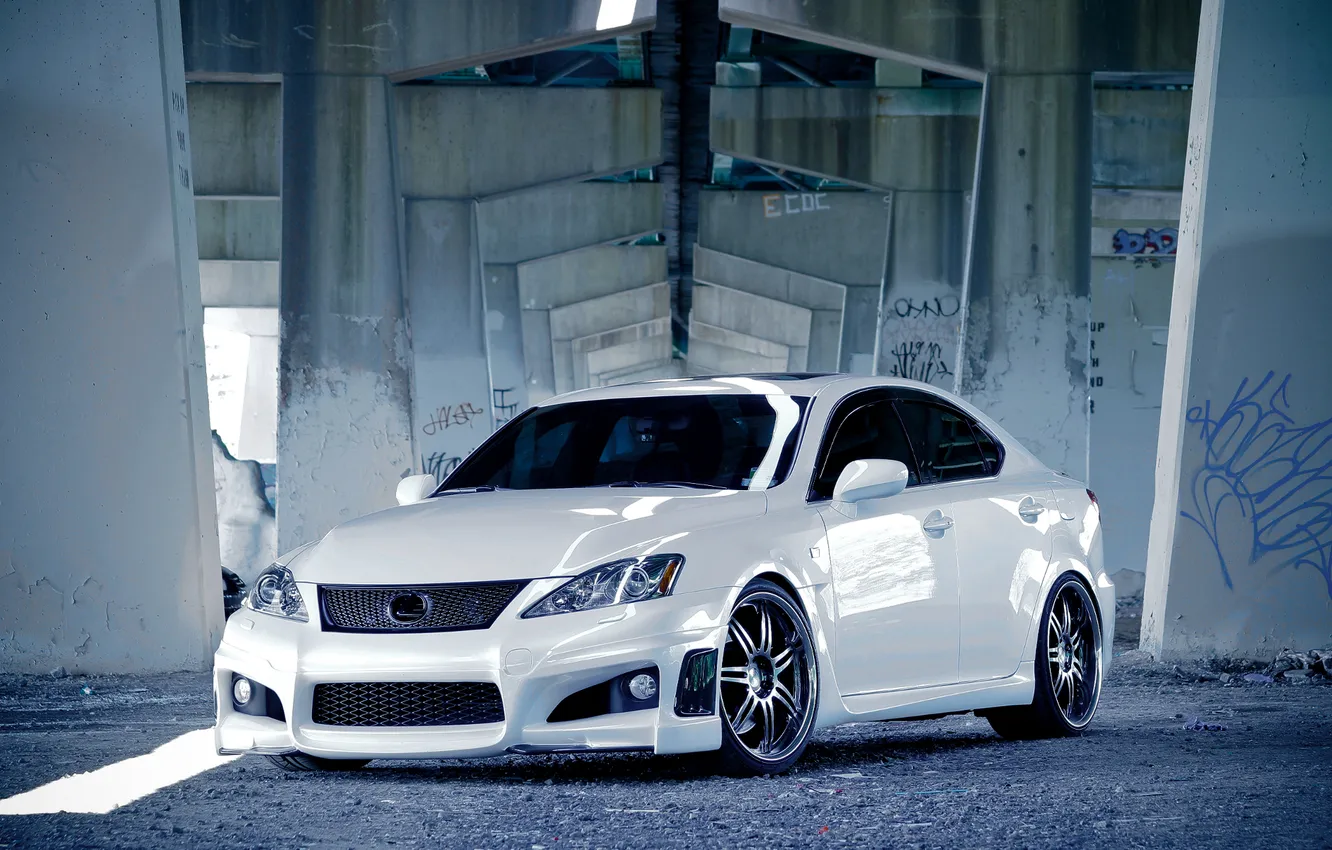 Photo wallpaper white, tuning, Lexus, cars, cars, Lexus, auto wallpapers, car Wallpaper