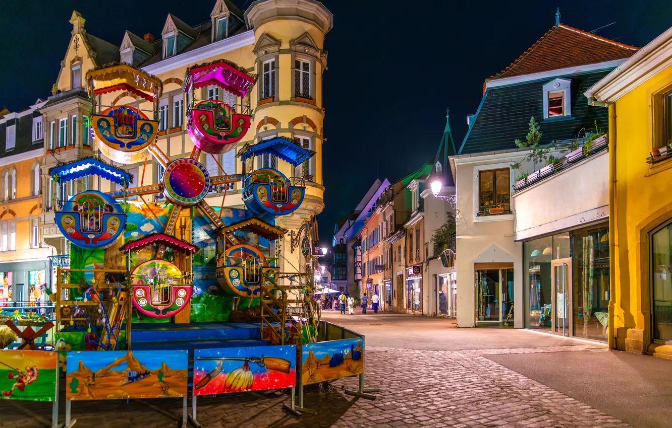 Photo wallpaper street, France, home