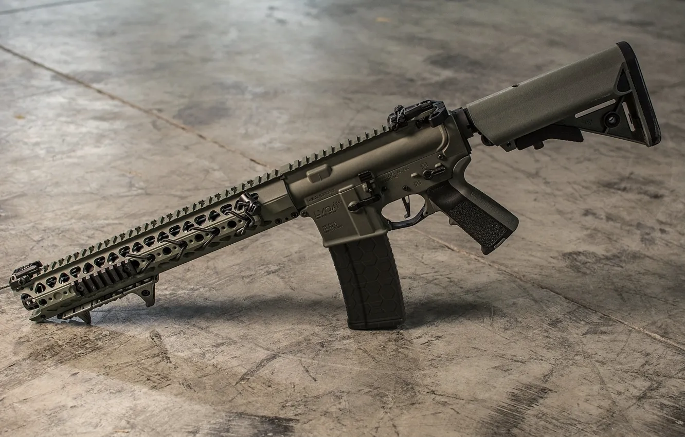 Photo wallpaper rifle, carabiner, assault, semi-automatic