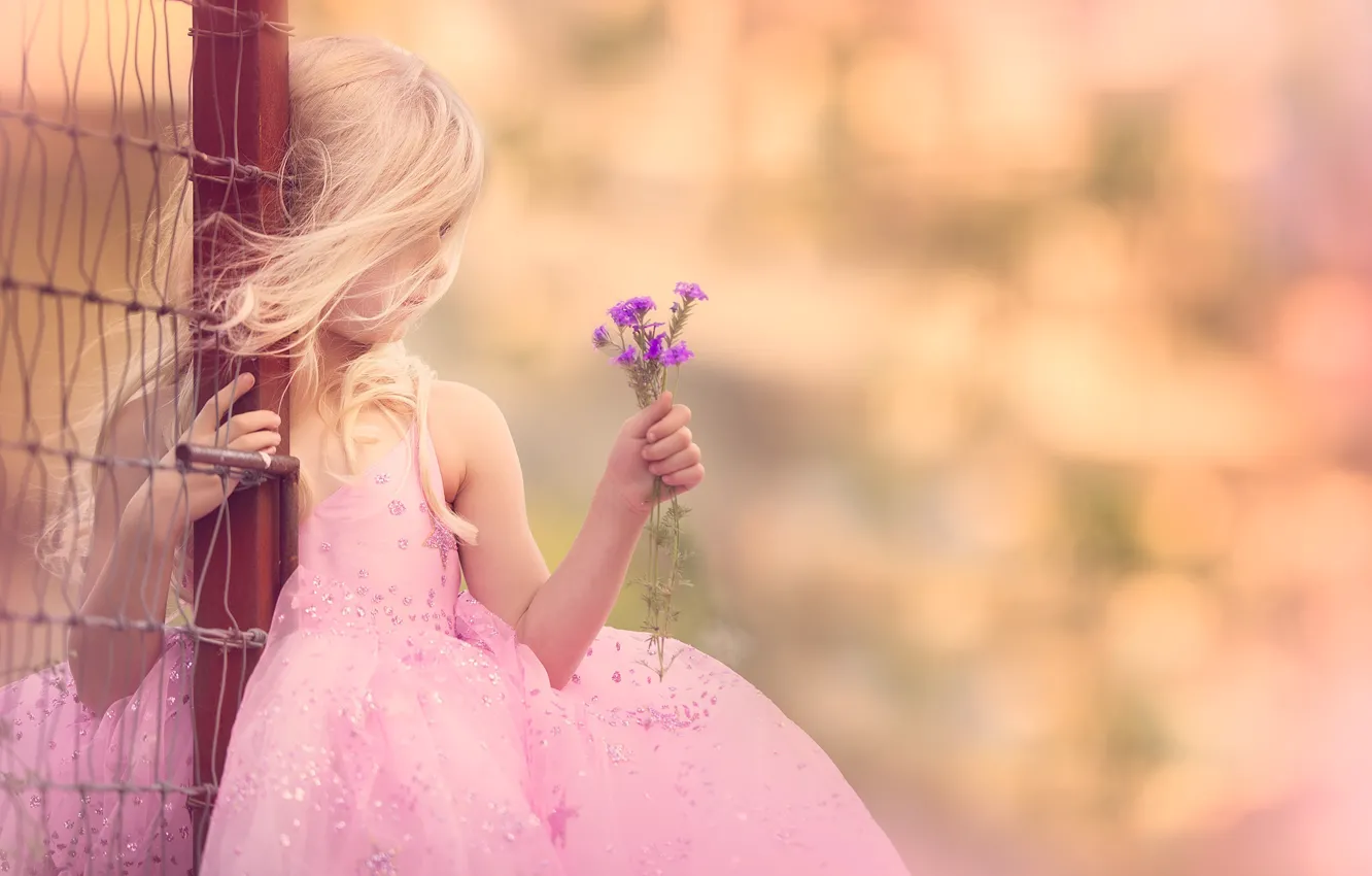 Photo wallpaper dress, girl, a bunch, Meg Bitton