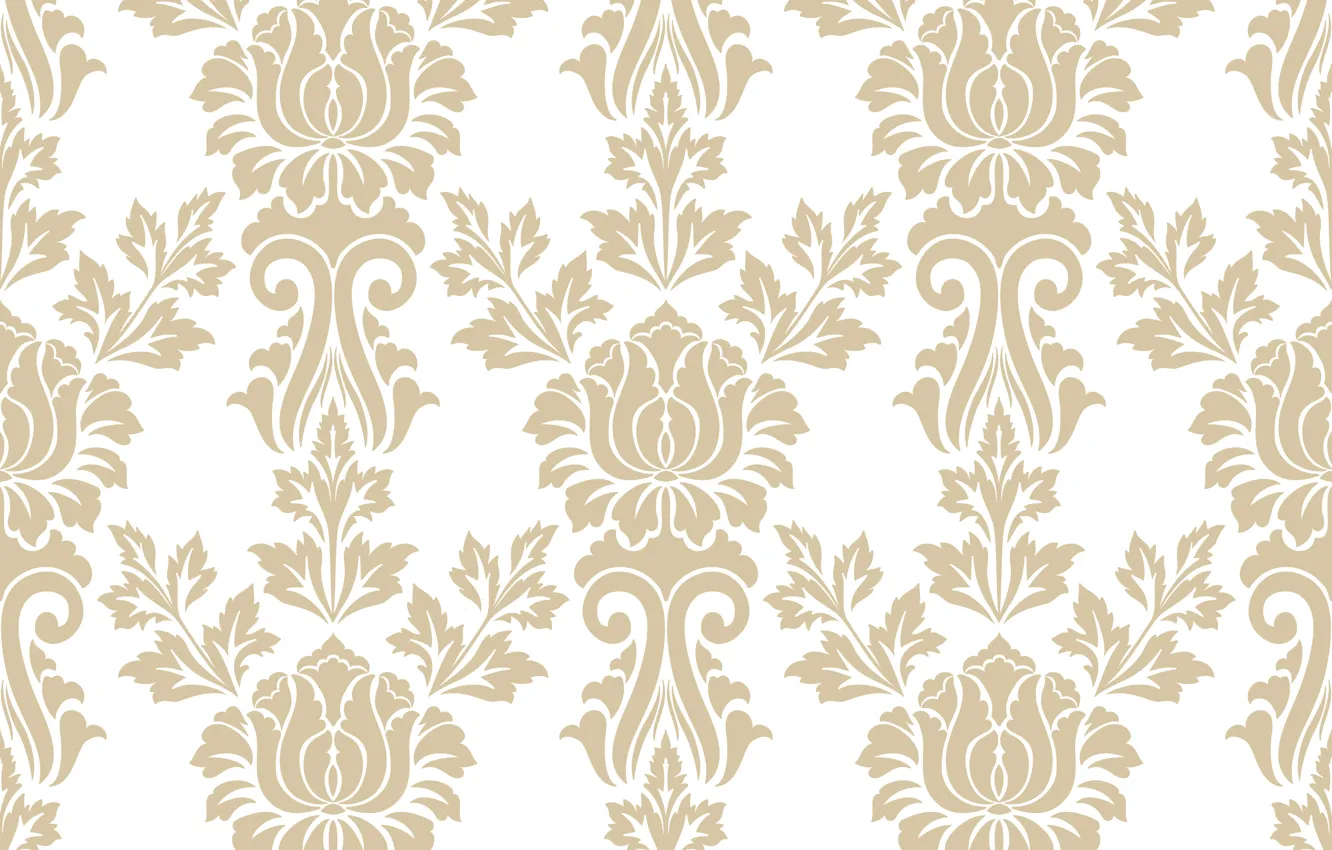 Photo wallpaper retro, background, pattern, ornament, vintage, background, pattern, seamless