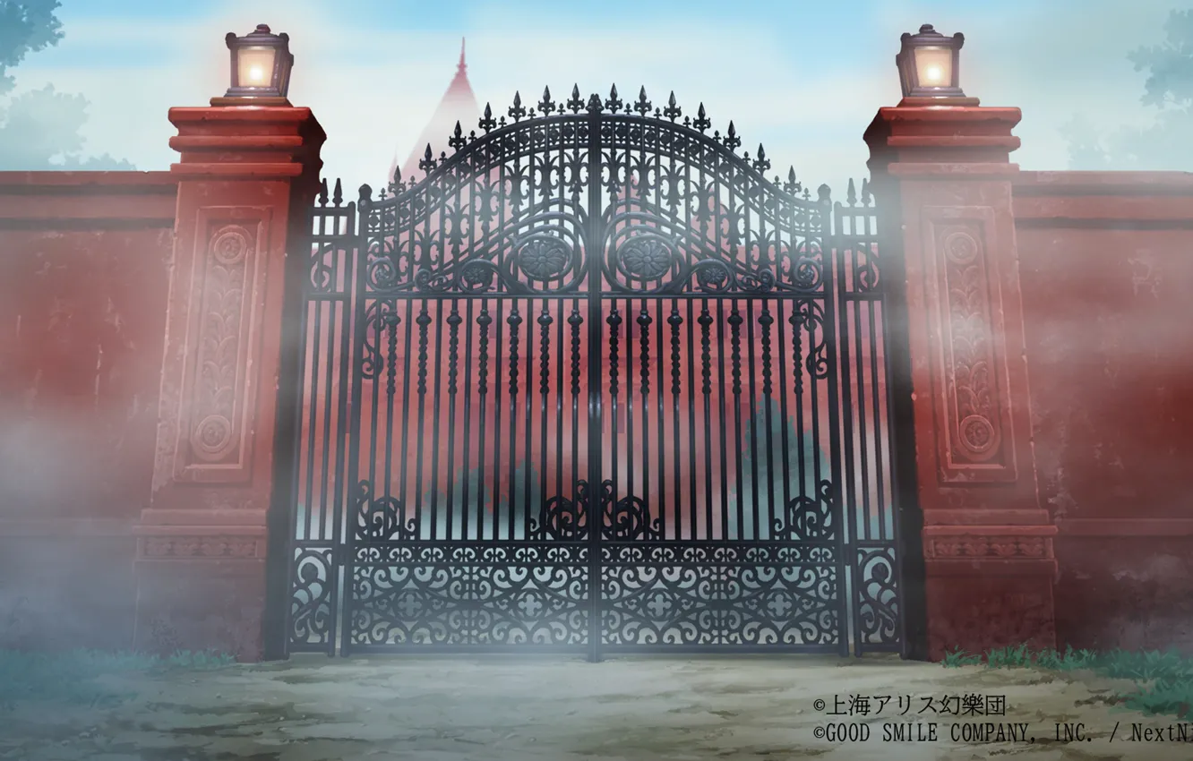 Photo wallpaper fog, Touhou Project, Project East, Scarlet Devil Mansion, The Scarlet Devil Mansion