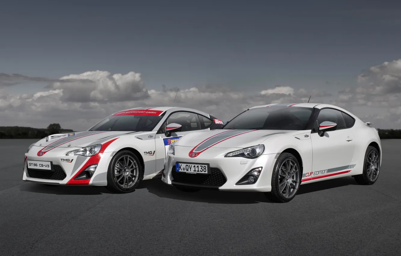 Photo wallpaper the sky, coupe, Toyota, the front, Toyota, GT 86, Cup Edition