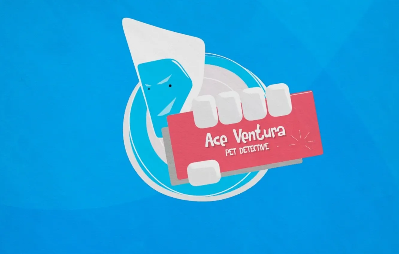 Photo wallpaper minimalism, Jim Carrey, Ace Ventura